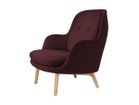 【フリッツ ハンセン/FRITZ HANSEN / GOODS】のFRI / フリチェア ラウンジチェア ウッドベース JH5 張地:1141 レッド(クリスチャンハウン)|ID: prp329100000005389 ipo3291000000034388245
