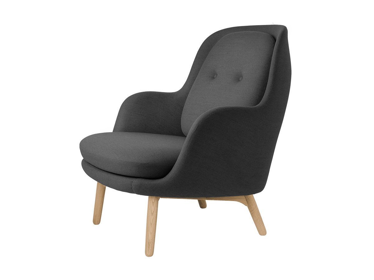 【フリッツ ハンセン/FRITZ HANSEN / GOODS】のFRI / フリチェア ラウンジチェア ウッドベース JH5 インテリア・キッズ・メンズ・レディースファッション・服の通販 founy(ファニー) 　ウッド　Wooden Design　シンプル　Simple, Minimal　ファブリック　Fabric, Textile　おすすめ　Recommended / Our Picks　ホーム・キャンプ・アウトドア・お取り寄せ　Home Living / Home & Lifestyle / Camping Gear / Outdoor Camping　家具・インテリア　Home Furniture & Interior. Stylish & Functional Living Spaces　チェア・椅子　Seating & Chairs　ラウンジチェア・リクライナー　Lounge Chairs / Recliners　張地:1173 グレー(クリスチャンハウン)|ID: prp329100000005389 ipo3291000000034788586