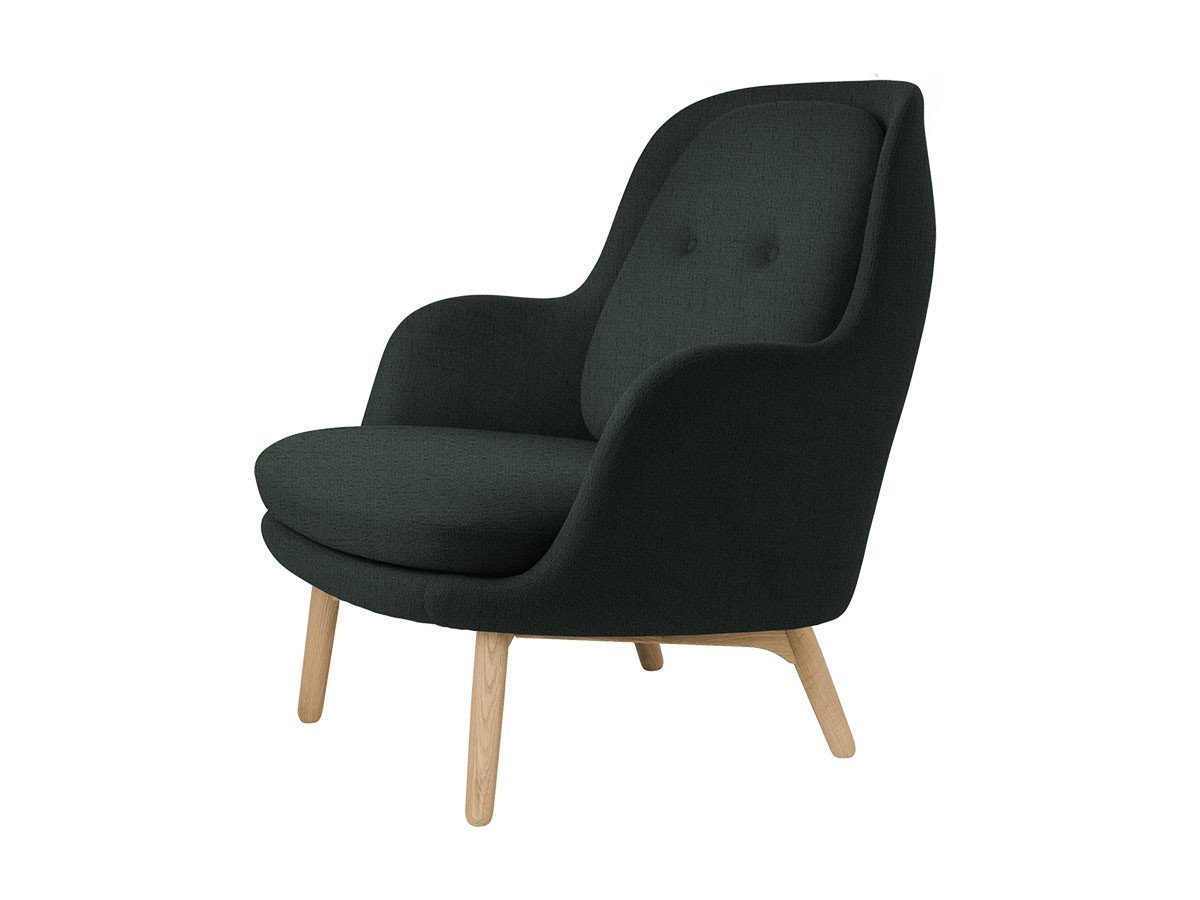 【フリッツ ハンセン/FRITZ HANSEN / GOODS】のFRI / フリチェア ラウンジチェア ウッドベース JH5 インテリア・キッズ・メンズ・レディースファッション・服の通販 founy(ファニー) 　ウッド　Wooden Design　シンプル　Simple, Minimal　ファブリック　Fabric, Textile　おすすめ　Recommended / Our Picks　ホーム・キャンプ・アウトドア・お取り寄せ　Home Living / Home & Lifestyle / Camping Gear / Outdoor Camping　家具・インテリア　Home Furniture & Interior. Stylish & Functional Living Spaces　チェア・椅子　Seating & Chairs　ラウンジチェア・リクライナー　Lounge Chairs / Recliners　張地:1161 ダークグリーン(クリスチャンハウン)|ID: prp329100000005389 ipo3291000000034788602