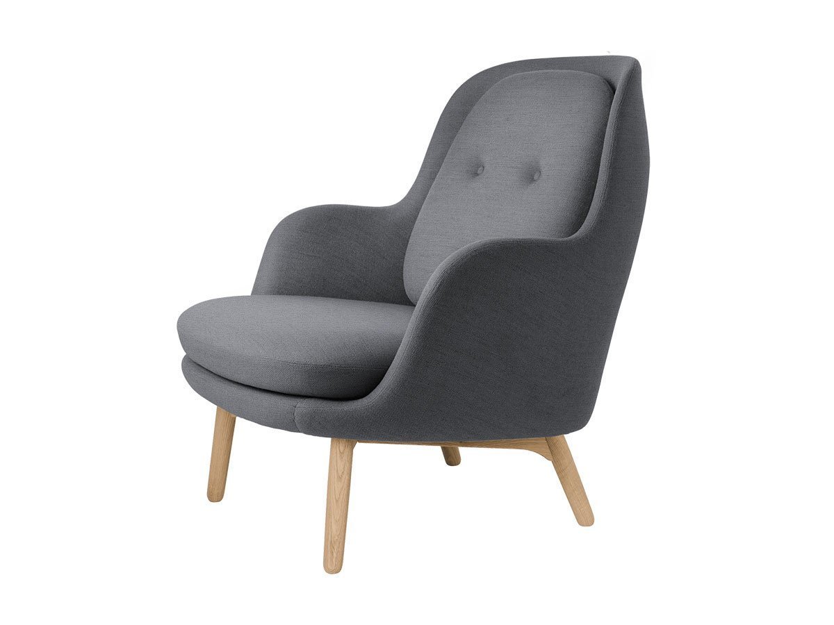 【フリッツ ハンセン/FRITZ HANSEN / GOODS】のFRI / フリチェア ラウンジチェア ウッドベース JH5 インテリア・キッズ・メンズ・レディースファッション・服の通販 founy(ファニー) 　ウッド　Wooden Design　シンプル　Simple, Minimal　ファブリック　Fabric, Textile　おすすめ　Recommended / Our Picks　ホーム・キャンプ・アウトドア・お取り寄せ　Home Living / Home & Lifestyle / Camping Gear / Outdoor Camping　家具・インテリア　Home Furniture & Interior. Stylish & Functional Living Spaces　チェア・椅子　Seating & Chairs　ラウンジチェア・リクライナー　Lounge Chairs / Recliners　張地:1170 ライトグレーユニ(クリスチャンハウン)|ID: prp329100000005389 ipo3291000000034788603