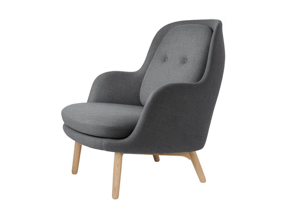 【フリッツ ハンセン/FRITZ HANSEN / GOODS】のFRI / フリチェア ラウンジチェア ウッドベース JH5 インテリア・キッズ・メンズ・レディースファッション・服の通販 founy(ファニー) 　ウッド　Wooden Design　シンプル　Simple, Minimal　ファブリック　Fabric, Textile　おすすめ　Recommended / Our Picks　ホーム・キャンプ・アウトドア・お取り寄せ　Home Living / Home & Lifestyle / Camping Gear / Outdoor Camping　家具・インテリア　Home Furniture & Interior. Stylish & Functional Living Spaces　チェア・椅子　Seating & Chairs　ラウンジチェア・リクライナー　Lounge Chairs / Recliners　張地:1171 ライトグレー(クリスチャンハウン)|ID: prp329100000005389 ipo3291000000034788604