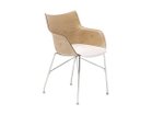 【カルテル/Kartell / GOODS】のSmart Wood collection Q/WOOD / スマートウッドコレクション Qウッド 人気、トレンドファッション・服の通販 founy(ファニー) ウッド Wooden Design フィット Fit, Slim Fit ベーシック Basic, Essential 送料無料 Free Shipping ホーム・キャンプ・アウトドア・お取り寄せ Home Living / Home & Lifestyle / Camping Gear / Outdoor Camping 家具・インテリア Home Furniture & Interior. Stylish & Functional Living Spaces チェア・椅子 Seating & Chairs ダイニングチェア・木製チェア Dining Chairs thumbnail シート:スラットアッシュ(ライトウッド)/ ホワイトシート、脚部クローム|ID: prp329100000005394 ipo3291000000033617408
