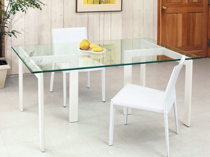 【フライミー ノワール/FLYMEe Noir / GOODS】のGLASS TOP DINING TABLE W150 / ガラストップダイニングテーブル 幅150cm m77192 インテリア・キッズ・メンズ・レディースファッション・服の通販 founy(ファニー) https://founy.com/ ガラス Glass シンプル Simple テーブル Table フレーム Flame ホーム・キャンプ・アウトドア・お取り寄せ Home,Garden,Outdoor,Camping Gear 家具・インテリア Furniture テーブル Table ダイニングテーブル Dining Table |ID: prp329100000005456 ipo3291000000007898306