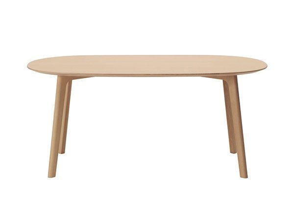 【ラウンディッシュ/Roundish / GOODS】のDining Table 160 / ダイニングテーブル 幅160cm(ビーチ) インテリア・キッズ・メンズ・レディースファッション・服の通販 founy(ファニー) 　オーバル　Oval　テーブル　Table　ビーチ　Beach　ホーム・キャンプ・アウトドア・お取り寄せ　Home,Garden,Outdoor,Camping Gear　家具・インテリア　Furniture　テーブル　Table　ダイニングテーブル　Dining Table　ウッド:アンスチームドビーチ NL-0(ウレタン塗装 / ナチュラルホワイト)|ID: prp329100000005477 ipo3291000000032101211