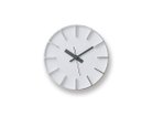【レムノス/Lemnos / GOODS】のedge clock / エッジ クロック 直径18cm ホワイト|ID:prp329100000005480