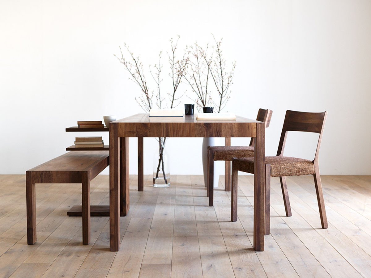 【ヒラシマ/HIRASHIMA / GOODS】のCARAMELLA Dining Table / カラメッラ ダイニングテーブル インテリア・キッズ・メンズ・レディースファッション・服の通販 founy(ファニー) 　テーブル　Table　ホーム・キャンプ・アウトドア・お取り寄せ　Home,Garden,Outdoor,Camping Gear　家具・インテリア　Furniture　テーブル　Table　ダイニングテーブル　Dining Table　ウッド:ウォールナット、サイズ:幅210 × 奥行84cm|ID: prp329100000005583 ipo3291000000020399851