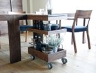 【ヒラシマ/HIRASHIMA / GOODS】のCARAMELLA Dining Table / カラメッラ ダイニングテーブル 人気、トレンドファッション・服の通販 founy(ファニー) テーブル Table ホーム・キャンプ・アウトドア・お取り寄せ Home,Garden,Outdoor,Camping Gear 家具・インテリア Furniture テーブル Table ダイニングテーブル Dining Table thumbnail 同シリーズの「ワゴン 035」と高さを揃えているため、天板のスペースが足りないときにはサイドに並べて|ID: prp329100000005583 ipo3291000000025325212