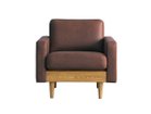 【イージーライフ/Easy Life / GOODS】のFLEET SOFA / フリート 1人掛けソファ(レザーテックス) 張地:カカオ|ID: prp329100000005635 ipo3291000000030218867