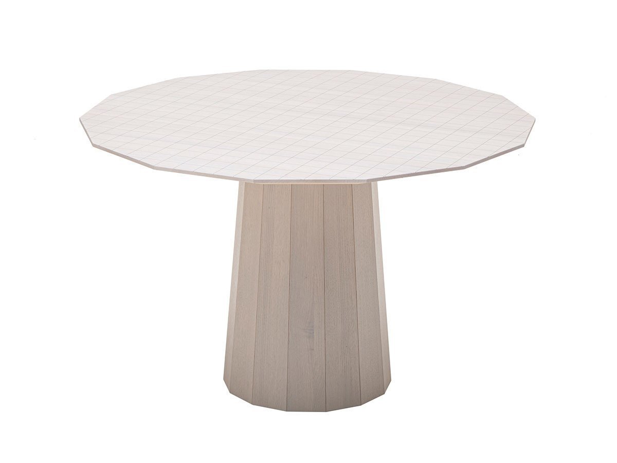 【カリモクニュースタンダード/KARIMOKU NEW STANDARD / GOODS】のCOLOUR WOOD DINING 120 / カラーウッドダイニング 120 人気、トレンドファッション・服の通販 founy(ファニー) 　ウッド　Wood　シンプル　Simple　テーブル　Table　ドット　Dot　パターン　Pattern　プリント　Print　プレーン　Plane　ラウンド　Round　リアル　Real　ホーム・キャンプ・アウトドア・お取り寄せ　Home,Garden,Outdoor,Camping Gear　家具・インテリア　Home Furniture & Interior. Stylish & Functional Living Spaces　テーブル　Table　ダイニングテーブル　Dining Table　other-3|ID: prp329100000005646 ipo3291000000031496544