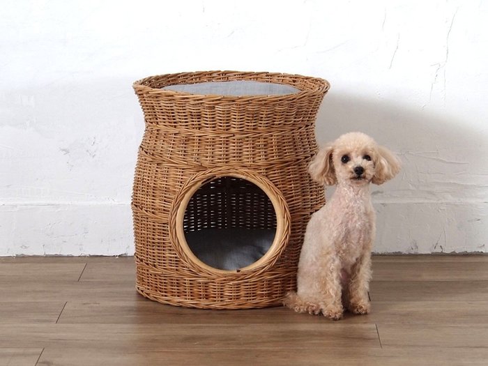 【フライミーヴィラ/FLYMEe Villa / GOODS】のRattan Pet House / ラタン ペットハウス e45040 インテリア・キッズ・メンズ・レディースファッション・服の通販 founy(ファニー) https://founy.com/ 送料無料 Free Shipping ラタン Rattan リラックス Relax 犬 Dog 猫 Cat 軽量 Lightweight ホーム・キャンプ・アウトドア・お取り寄せ Home,Garden,Outdoor,Camping Gear 家具・インテリア Furniture その他 インテリア雑貨、家具 Furniture, Interior, Others |ID: prp329100000005651 ipo3291000000030231858