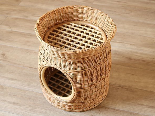 【フライミーヴィラ/FLYMEe Villa / GOODS】のRattan Pet House / ラタン ペットハウス e45040 インテリア・キッズ・メンズ・レディースファッション・服の通販 founy(ファニー) 　送料無料　Free Shipping　ラタン　Rattan　リラックス　Relax　犬　Dog　猫　Cat　軽量　Lightweight　ホーム・キャンプ・アウトドア・お取り寄せ　Home,Garden,Outdoor,Camping Gear　家具・インテリア　Furniture　その他 インテリア雑貨、家具　Furniture, Interior, Others　クッションは取り外すことが可能です。|ID: prp329100000005651 ipo3291000000030231874