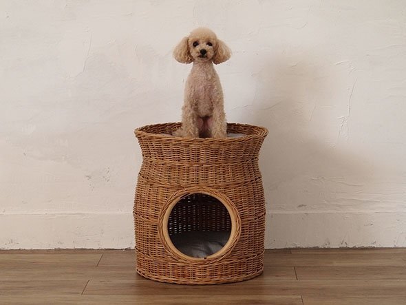 【フライミーヴィラ/FLYMEe Villa / GOODS】のRattan Pet House / ラタン ペットハウス e45040 人気、トレンドファッション・服の通販 founy(ファニー) 　送料無料　Free Shipping　ラタン　Rattan　リラックス　Relax　犬　Dog　猫　Cat　軽量　Lightweight　ホーム・キャンプ・アウトドア・お取り寄せ　Home,Garden,Outdoor,Camping Gear　家具・インテリア　Home Furniture & Interior. Stylish & Functional Living Spaces　その他 インテリア雑貨、家具　Furniture, Interior, Others　other-4|ID: prp329100000005651 ipo3291000000031505914