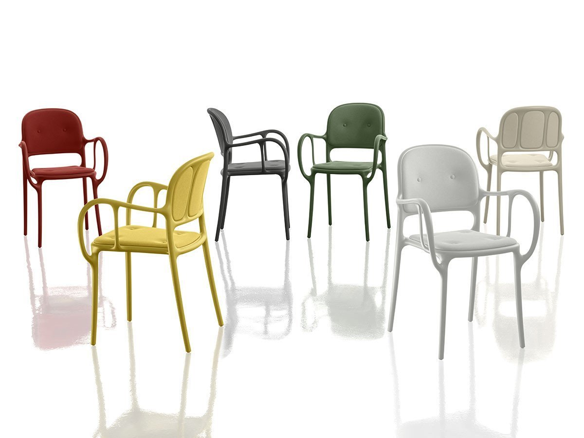 【マジス/MAGIS / GOODS】のMILA / ミラ クッション付 人気、トレンドファッション・服の通販 founy(ファニー) 　送料無料　Free Shipping　クッション　Cushion, Throw Pillow　コーティング　Coating, Coated Finish　フォルム　Silhouette, Form　ホーム・キャンプ・アウトドア・お取り寄せ　Home Living / Home & Lifestyle / Camping Gear / Outdoor Camping　家具・インテリア　Home Furniture & Interior. Stylish & Functional Living Spaces　チェア・椅子　Seating & Chairs　ダイニングチェア・木製チェア　Dining Chairs　 other-1|ID: prp329100000005673 ipo3291000000034242668