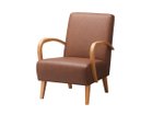 【フライミー ヴェール/FLYMEe vert / GOODS】の1P SOFA / 1人掛けソファ n59106 張地:ベルク04 ブラウン(Aランク)、フレームナチュラル|ID:prp329100000005705
