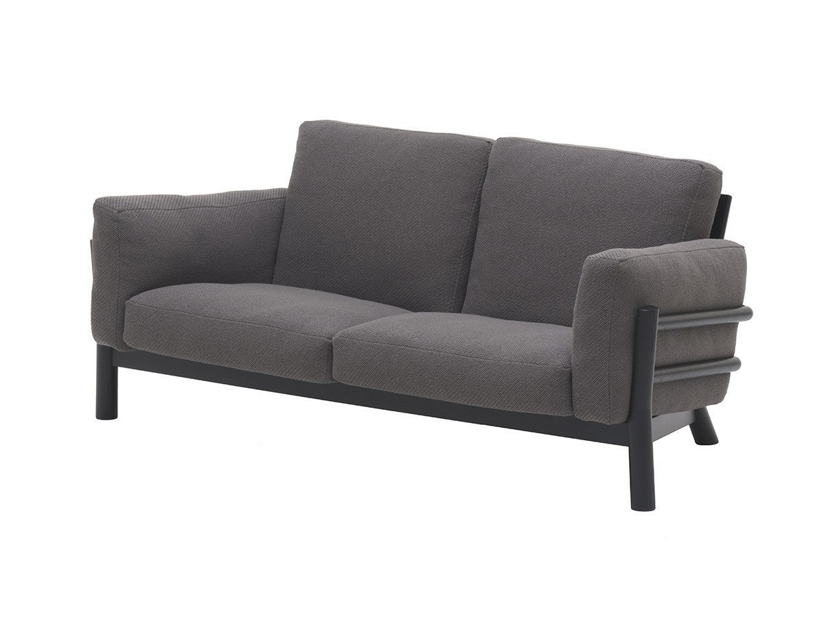 【カリモクニュースタンダード/KARIMOKU NEW STANDARD / GOODS】のCASTOR SOFA 2-SEATER / キャストールソファー 2人掛 インテリア・キッズ・メンズ・レディースファッション・服の通販 founy(ファニー) 　クッション　Cushion, Throw Pillow　フェザー　Feather, Feather Detail　フォーム　Form　ホーム・キャンプ・アウトドア・お取り寄せ　Home Living / Home & Lifestyle / Camping Gear / Outdoor Camping　家具・インテリア　Home Furniture & Interior. Stylish & Functional Living Spaces　ソファー　Couches & Sofas　張地:B973 ウォームグレー(クヴァドラ・コーダ 2)、フレームブラック|ID: prp329100000005760 ipo3291000000030210882
