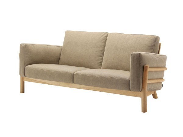 【カリモクニュースタンダード/KARIMOKU NEW STANDARD / GOODS】のCASTOR SOFA 2-SEATER / キャストールソファー 2人掛 インテリア・キッズ・メンズ・レディースファッション・服の通販 founy(ファニー) 　クッション　Cushion, Throw Pillow　フェザー　Feather, Feather Detail　フォーム　Form　ホーム・キャンプ・アウトドア・お取り寄せ　Home Living / Home & Lifestyle / Camping Gear / Outdoor Camping　家具・インテリア　Home Furniture & Interior. Stylish & Functional Living Spaces　ソファー　Couches & Sofas　張地:ベージュ(タープ)、フレームピュアオーク|ID: prp329100000005760 ipo3291000000030210901