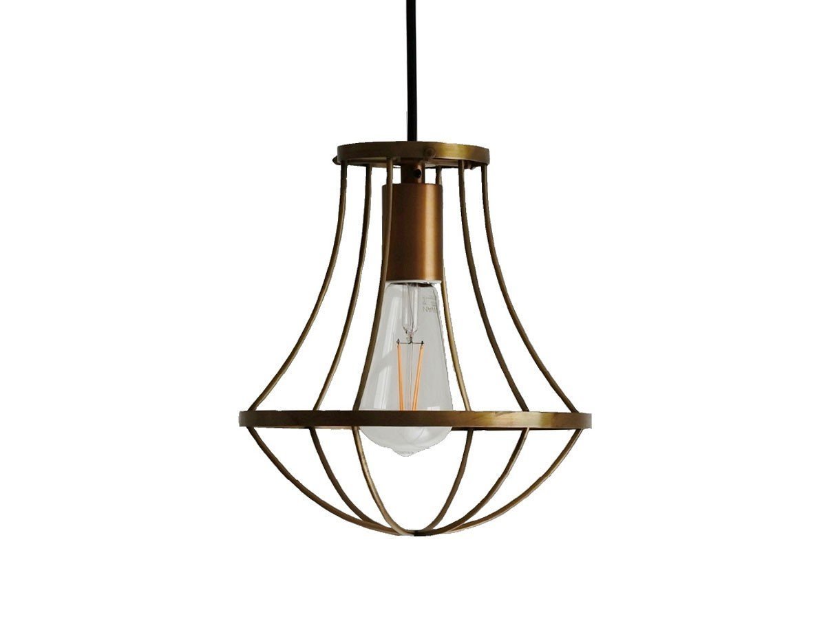 【フライミー ブラン/FLYMEe Blanc / GOODS】のPendant Lamp / ペンダントランプ #16783 インテリア・キッズ・メンズ・レディースファッション・服の通販 founy(ファウニー) 　送料無料　Free Shipping　おすすめ　Recommended / Our Picks　シンプル　Simple, Minimal　フォルム　Silhouette, Form　フレーム　Frame, Outline　ホーム・キャンプ・アウトドア・お取り寄せ　Home Living / Home & Lifestyle / Camping Gear / Outdoor Camping　家具・インテリア　Home Furniture & Interior. Stylish & Functional Living Spaces　ライト・照明　Lamps & Lighting Fixtures　ペンダントライト・吊り下げ照明　Pendant Light / Hanging Light Fixture　アンティークゴールド、付属電球:LED電球|ID: prp329100000005823 ipo3291000000037076811