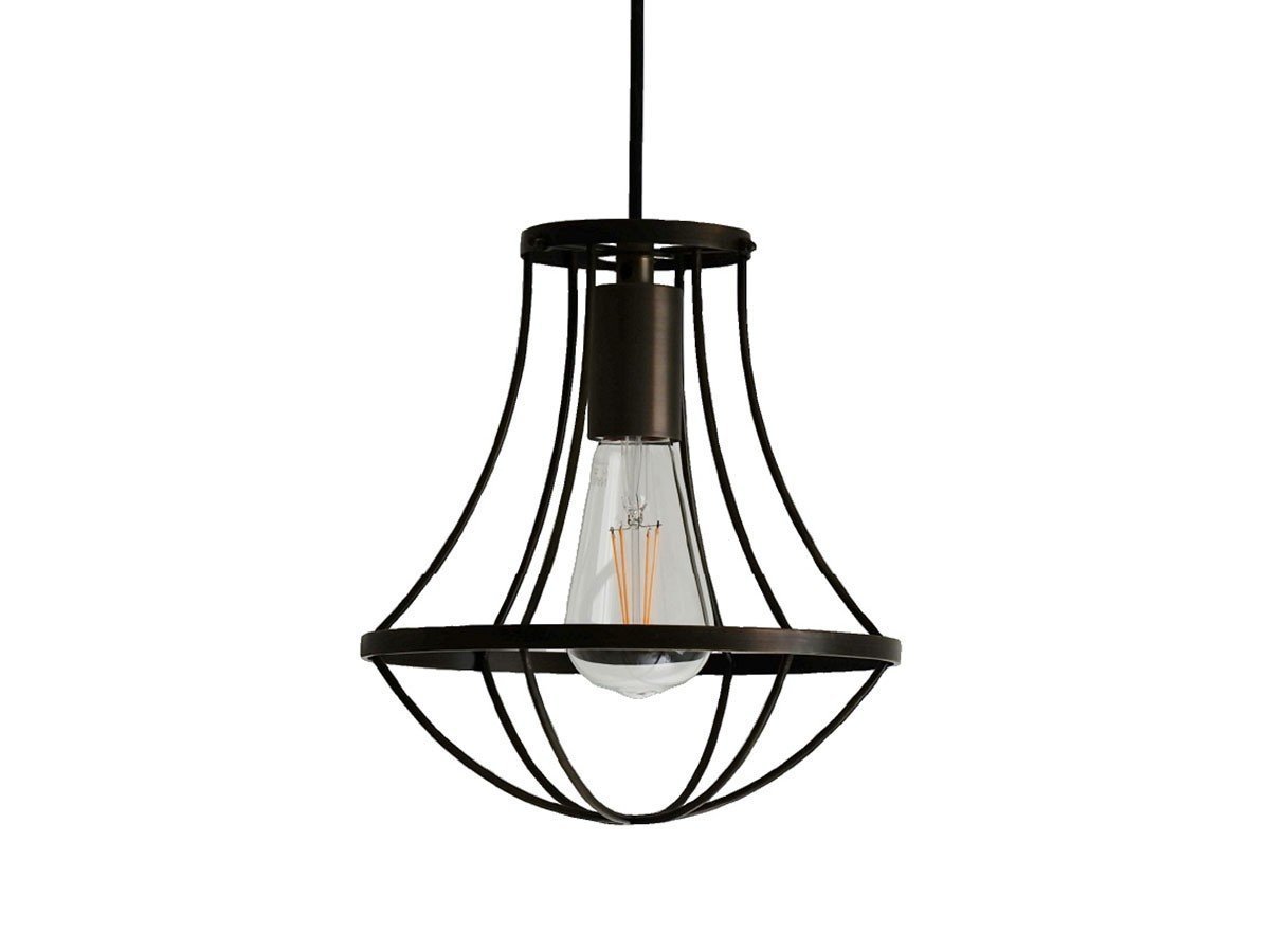 【フライミー ブラン/FLYMEe Blanc / GOODS】のPendant Lamp / ペンダントランプ #16783 インテリア・キッズ・メンズ・レディースファッション・服の通販 founy(ファウニー) 　送料無料　Free Shipping　おすすめ　Recommended / Our Picks　シンプル　Simple, Minimal　フォルム　Silhouette, Form　フレーム　Frame, Outline　ホーム・キャンプ・アウトドア・お取り寄せ　Home Living / Home & Lifestyle / Camping Gear / Outdoor Camping　家具・インテリア　Home Furniture & Interior. Stylish & Functional Living Spaces　ライト・照明　Lamps & Lighting Fixtures　ペンダントライト・吊り下げ照明　Pendant Light / Hanging Light Fixture　アンティークブラウン、付属電球:LED電球|ID: prp329100000005823 ipo3291000000037076813