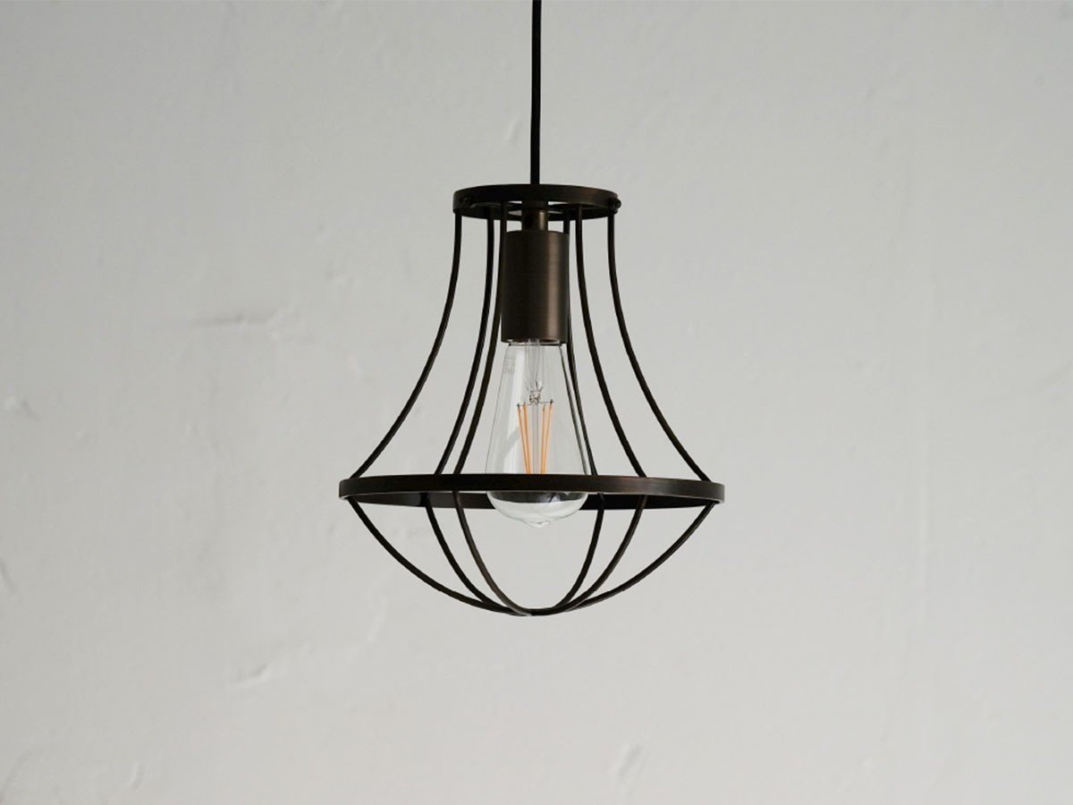 【フライミー ブラン/FLYMEe Blanc / GOODS】のPendant Lamp / ペンダントランプ #16783 インテリア・キッズ・メンズ・レディースファッション・服の通販 founy(ファウニー) 　送料無料　Free Shipping　おすすめ　Recommended / Our Picks　シンプル　Simple, Minimal　フォルム　Silhouette, Form　フレーム　Frame, Outline　ホーム・キャンプ・アウトドア・お取り寄せ　Home Living / Home & Lifestyle / Camping Gear / Outdoor Camping　家具・インテリア　Home Furniture & Interior. Stylish & Functional Living Spaces　ライト・照明　Lamps & Lighting Fixtures　ペンダントライト・吊り下げ照明　Pendant Light / Hanging Light Fixture　アンティークブラウン、付属電球:LED電球|ID: prp329100000005823 ipo3291000000037076820