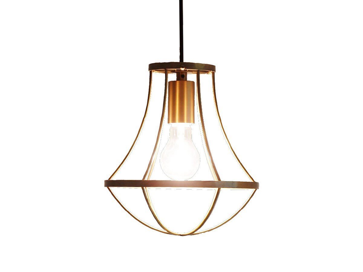 【フライミー ブラン/FLYMEe Blanc / GOODS】のPendant Lamp / ペンダントランプ #16783 インテリア・キッズ・メンズ・レディースファッション・服の通販 founy(ファウニー) 　送料無料　Free Shipping　おすすめ　Recommended / Our Picks　シンプル　Simple, Minimal　フォルム　Silhouette, Form　フレーム　Frame, Outline　ホーム・キャンプ・アウトドア・お取り寄せ　Home Living / Home & Lifestyle / Camping Gear / Outdoor Camping　家具・インテリア　Home Furniture & Interior. Stylish & Functional Living Spaces　ライト・照明　Lamps & Lighting Fixtures　ペンダントライト・吊り下げ照明　Pendant Light / Hanging Light Fixture　アンティークゴールド、付属電球:白熱電球|ID: prp329100000005823 ipo3291000000037076821
