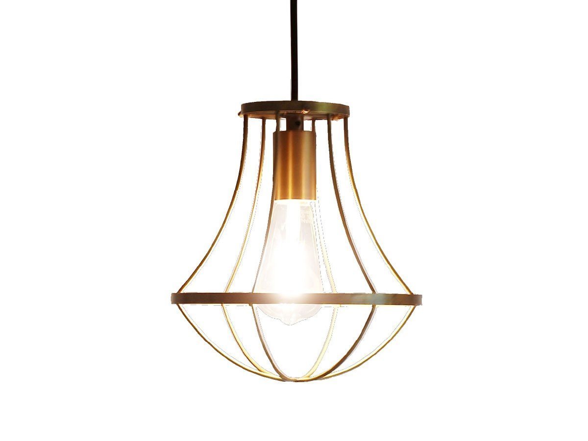 【フライミー ブラン/FLYMEe Blanc / GOODS】のPendant Lamp / ペンダントランプ #16783 インテリア・キッズ・メンズ・レディースファッション・服の通販 founy(ファウニー) 　送料無料　Free Shipping　おすすめ　Recommended / Our Picks　シンプル　Simple, Minimal　フォルム　Silhouette, Form　フレーム　Frame, Outline　ホーム・キャンプ・アウトドア・お取り寄せ　Home Living / Home & Lifestyle / Camping Gear / Outdoor Camping　家具・インテリア　Home Furniture & Interior. Stylish & Functional Living Spaces　ライト・照明　Lamps & Lighting Fixtures　ペンダントライト・吊り下げ照明　Pendant Light / Hanging Light Fixture　アンティークゴールド、付属電球:LED電球|ID: prp329100000005823 ipo3291000000037076822