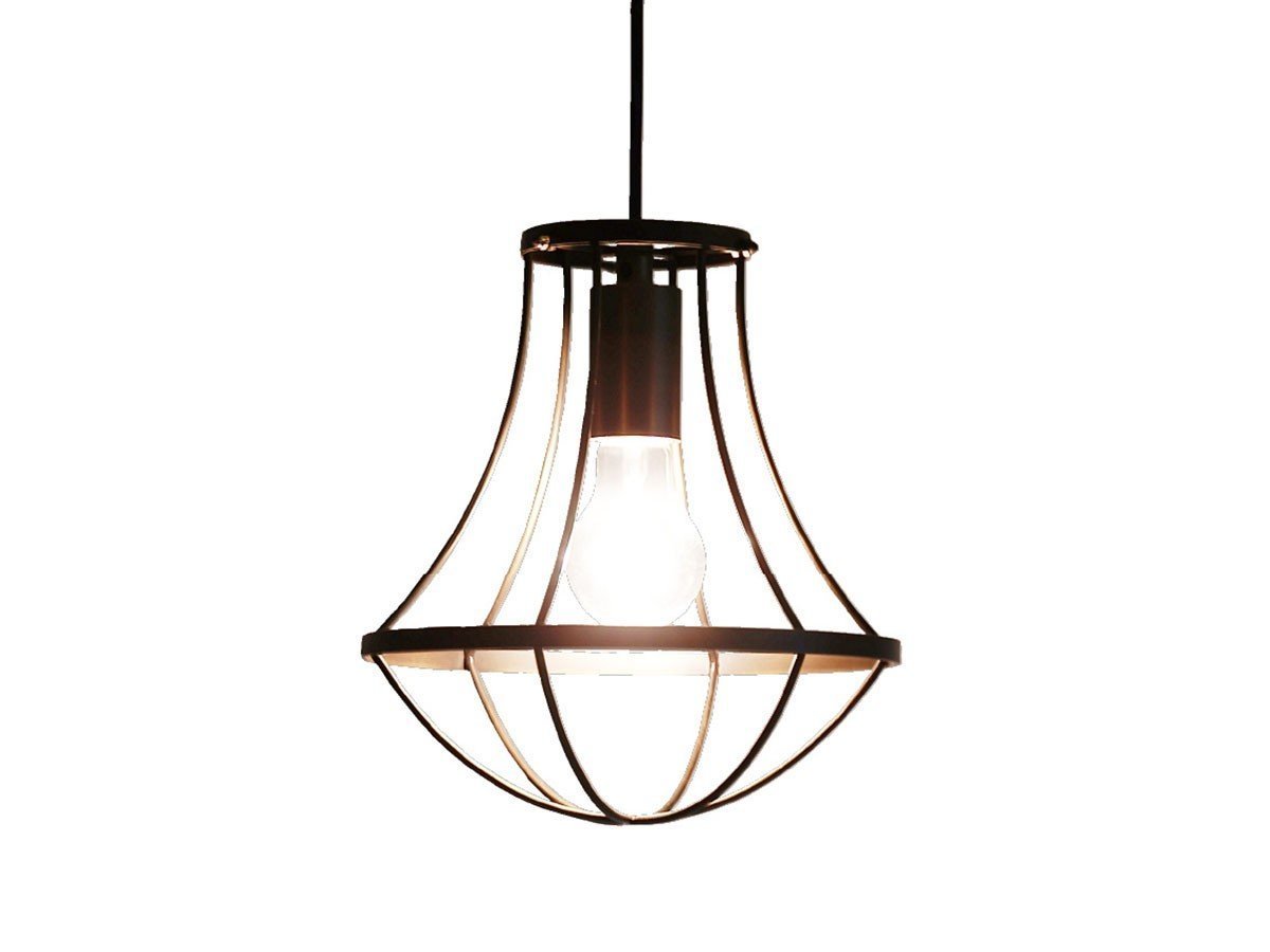 【フライミー ブラン/FLYMEe Blanc / GOODS】のPendant Lamp / ペンダントランプ #16783 インテリア・キッズ・メンズ・レディースファッション・服の通販 founy(ファウニー) 　送料無料　Free Shipping　おすすめ　Recommended / Our Picks　シンプル　Simple, Minimal　フォルム　Silhouette, Form　フレーム　Frame, Outline　ホーム・キャンプ・アウトドア・お取り寄せ　Home Living / Home & Lifestyle / Camping Gear / Outdoor Camping　家具・インテリア　Home Furniture & Interior. Stylish & Functional Living Spaces　ライト・照明　Lamps & Lighting Fixtures　ペンダントライト・吊り下げ照明　Pendant Light / Hanging Light Fixture　アンティークブラウン、付属電球:白熱電球|ID: prp329100000005823 ipo3291000000037076823