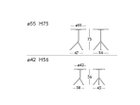 【マジス/MAGIS / GOODS】のOfficina table4 / オフィチーナ テーブル4(ウォルナット天板) 寸法図|ID: prp329100000005867 ipo3291000000030246077