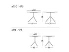 【マジス/MAGIS / GOODS】のOfficina table4 / オフィチーナ テーブル4(ウォルナット天板) 寸法図|ID: prp329100000005867 ipo3291000000030246083