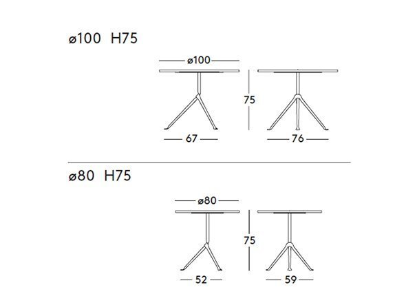 【マジス/MAGIS / GOODS】のOfficina table4 / オフィチーナ テーブル4(ウォルナット天板) インテリア・キッズ・メンズ・レディースファッション・服の通販 founy(ファニー) 送料無料 Free Shipping テーブル Table, Dining Table ラウンド Round, Round Neck ホーム・キャンプ・アウトドア・お取り寄せ Home Living / Home & Lifestyle / Camping Gear / Outdoor Camping 家具・インテリア Home Furniture & Interior. Stylish & Functional Living Spaces テーブル Dining, Coffee & Side Tables カフェテーブル・丸型テーブル Cafe & Bistro Tables ホーム・キャンプ・アウトドア・お取り寄せ Home Living / Home & Lifestyle / Camping Gear / Outdoor Camping 家具・インテリア Home Furniture & Interior. Stylish & Functional Living Spaces テーブル Dining, Coffee & Side Tables サイドテーブル・ナイトテーブル Side & End Tables 寸法図|ID: prp329100000005867 ipo3291000000036817938