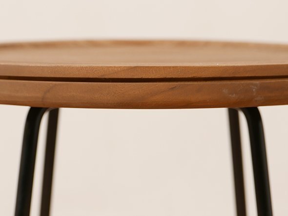 【カジャ/KAJA / GOODS】のFARGO Round Side Table / ファーゴ ラウンド サイドテーブル インテリア・キッズ・メンズ・レディースファッション・服の通販 founy(ファニー) 　シンプル　Simple　テーブル　Table　ラウンド　Round　ホーム・キャンプ・アウトドア・お取り寄せ　Home,Garden,Outdoor,Camping Gear　家具・インテリア　Furniture　テーブル　Table　サイドテーブル・小テーブル　Side Table/Small Table　サイドに掘られたスリットがアクセントに。|ID: prp329100000005893 ipo3291000000027411640