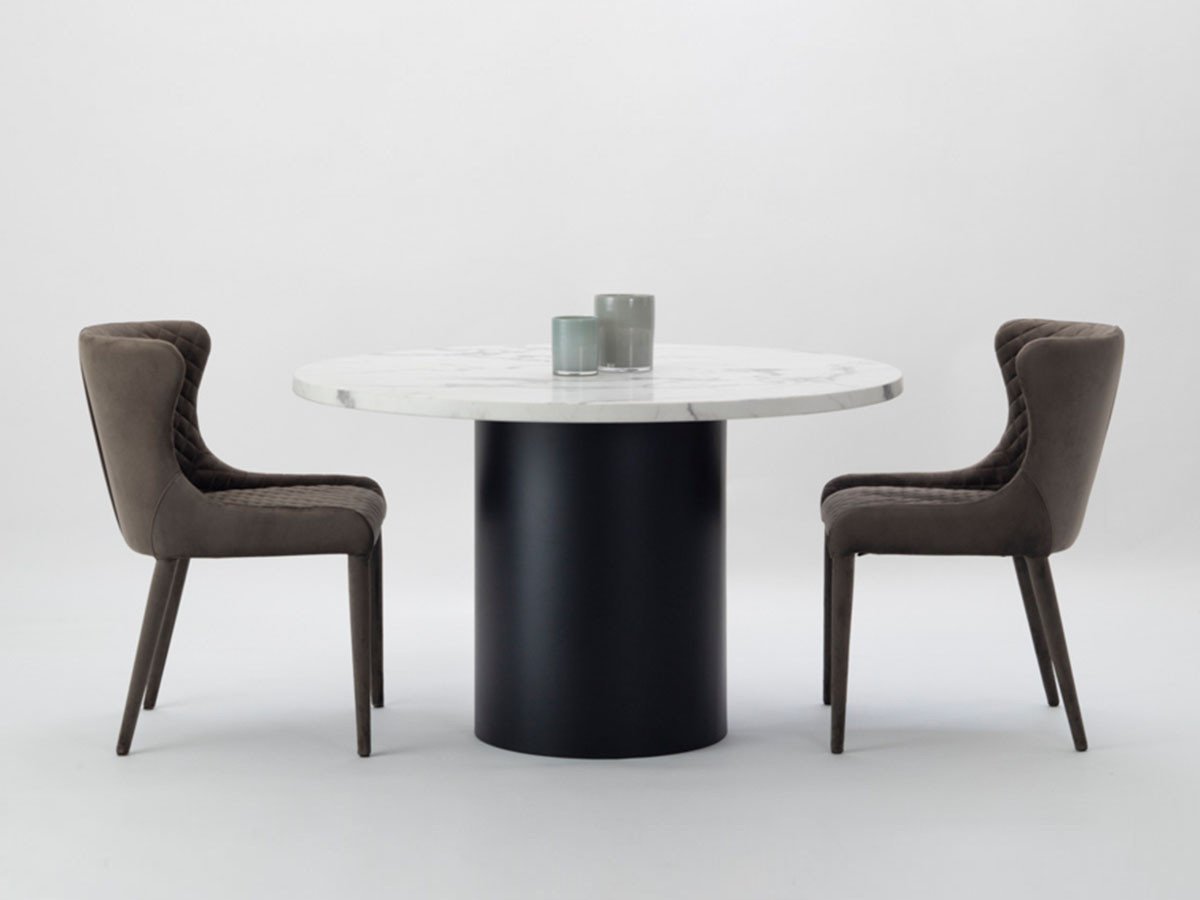 【モーダ エン カーサ/moda en casa / GOODS】のCAPRI table / カプリ テーブル インテリア・キッズ・メンズ・レディースファッション・服の通販 founy(ファニー) 　コーティング　Coating, Coated Finish　テーブル　Table, Dining Table　モダン　Modern, Contemporary　ラウンド　Round, Round Neck　ホーム・キャンプ・アウトドア・お取り寄せ　Home Living / Home & Lifestyle / Camping Gear / Outdoor Camping　家具・インテリア　Home Furniture & Interior. Stylish & Functional Living Spaces　テーブル　Dining, Coffee & Side Tables　ダイニングテーブル・食卓テーブル　Dining Tables　天板ホワイト、サイズ:直径120cm|ID: prp329100000005897 ipo3291000000036861166