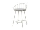 【杉山製作所/Sugiyama Seisakusho / GOODS】のHoop Counter Chair / フープ カウンターチェア 座面高57cm 地:モントレー MSGR シルバーグレー(Aランク)、フレームサンドシルバー|ID: prp329100000005898 ipo3291000000033409275