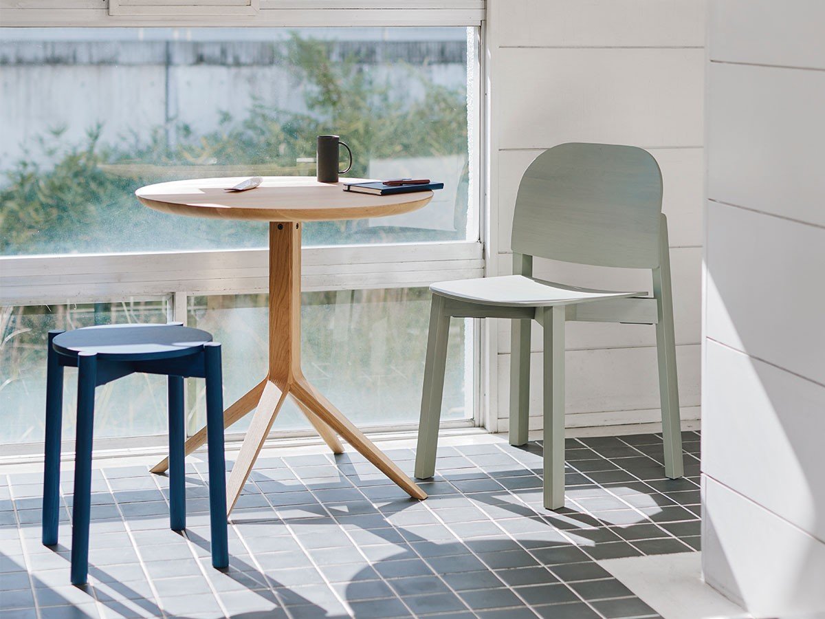 【カリモクニュースタンダード/KARIMOKU NEW STANDARD / GOODS】のSCOUT BISTRO TABLE / スカウト ビストロ テーブル 人気、トレンドファッション・服の通販 founy(ファニー) 　送料無料　Free Shipping　エレガント 上品　Elegant　コンパクト　Compact　シンプル　Simple　テーブル　Table　ラウンド　Round　ホーム・キャンプ・アウトドア・お取り寄せ　Home,Garden,Outdoor,Camping Gear　家具・インテリア　Home Furniture & Interior. Stylish & Functional Living Spaces　テーブル　Table　カフェテーブル　Cafe Table　other-3|ID: prp329100000005911 ipo3291000000031529743