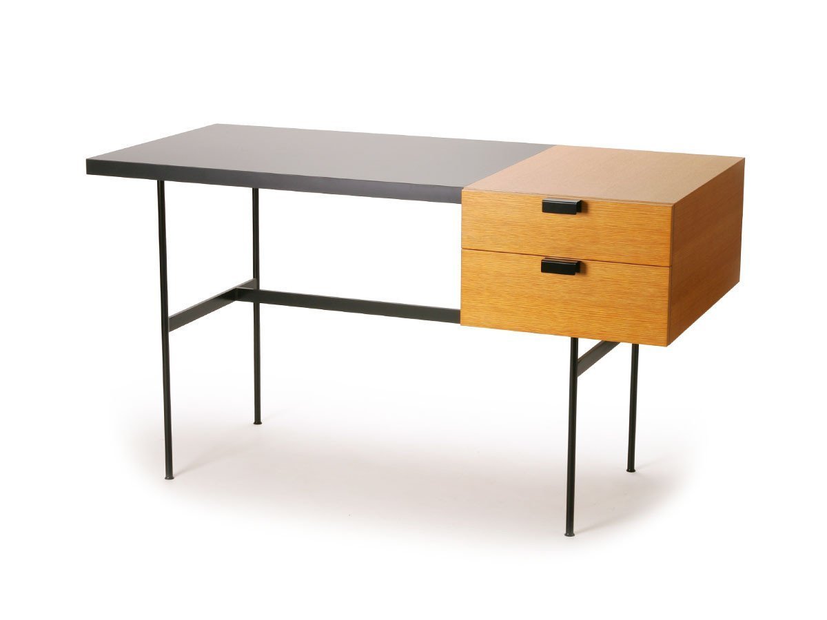 【メトロクス/METROCS / GOODS】のF031 Desk / F031デスク インテリア・キッズ・メンズ・レディースファッション・服の通販 founy(ファニー) 　コンパクト　Compact, Small Size　シンプル　Simple, Minimal　デスク　Desk, Work Desk　フォルム　Silhouette, Form　フランス　France, French　プレート　Plate, Dish　ホーム・キャンプ・アウトドア・お取り寄せ　Home Living / Home & Lifestyle / Camping Gear / Outdoor Camping　家具・インテリア　Home Furniture & Interior. Stylish & Functional Living Spaces　その他 インテリア雑貨、家具　Home Decor & Furniture Extras　オーク × ブラック|ID: prp329100000005912 ipo3291000000036615960