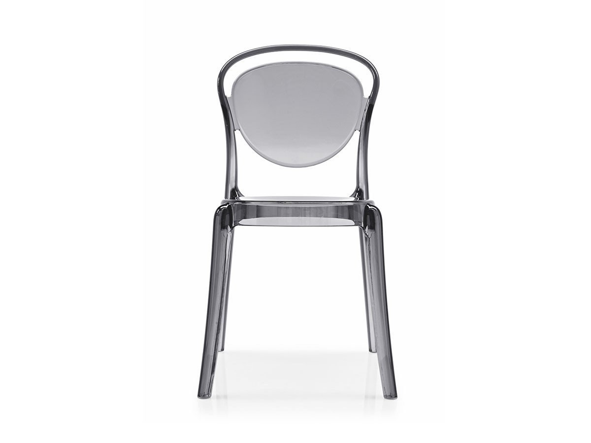 【カリガリス/Calligaris / GOODS】のPARISIENNE / パリジェンヌ CS/1263 インテリア・キッズ・メンズ・レディースファッション・服の通販 founy(ファニー) 　フランス　France　モチーフ　Motif　軽量　Lightweight　P266 トランスペアレントスモークグレー|ID: prp329100000005930 ipo3291000000030246320