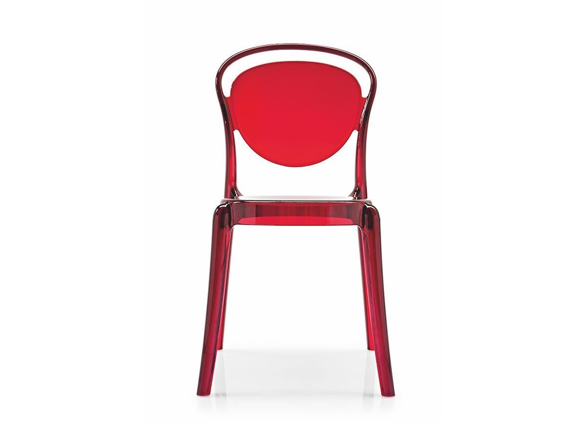 【カリガリス/Calligaris / GOODS】のPARISIENNE / パリジェンヌ CS/1263 インテリア・キッズ・メンズ・レディースファッション・服の通販 founy(ファニー) 　フランス　France　モチーフ　Motif　軽量　Lightweight　P258 トランスペアレントレッド(海外取り寄せ)|ID: prp329100000005930 ipo3291000000030246338