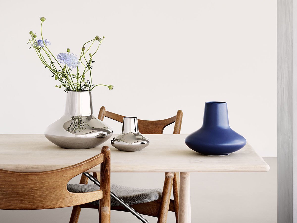 【ジョージ ジェンセン/GEORG JENSEN / GOODS】のHENNING KOPPEL VASE STAINLESS STEEL L / ヘニング コッペル ベース ステンレススティール L 人気、トレンドファッション・服の通販 founy(ファニー) 　送料無料　Free Shipping　フォルム　Form　フラワー　Flower　モダン　Modern　ホーム・キャンプ・アウトドア・お取り寄せ　Home,Garden,Outdoor,Camping Gear　家具・インテリア　Furniture　その他 インテリア雑貨、家具　Furniture, Interior, Others　other-3|ID: prp329100000005976 ipo3291000000031480819