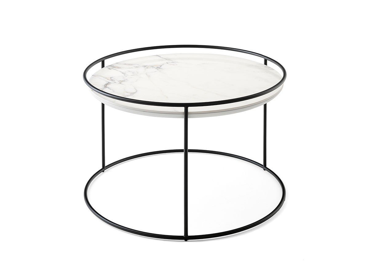【カリガリス/Calligaris / GOODS】のATOLLO / アトロ セラミック天板 CS/5098-M インテリア・キッズ・メンズ・レディースファッション・服の通販 founy(ファニー) 　送料無料　Free Shipping　テーブル　Table　フレーム　Flame　マーブル　Marble　エレガント 上品　Elegant　ホーム・キャンプ・アウトドア・お取り寄せ　Home,Garden,Outdoor,Camping Gear　家具・インテリア　Furniture　テーブル　Table　ローテーブル・センターテーブル　Low Table/Center Table　天板P2C ホワイトマーブル、フレームP15 マットブラック|ID: prp329100000005995 ipo3291000000030181202