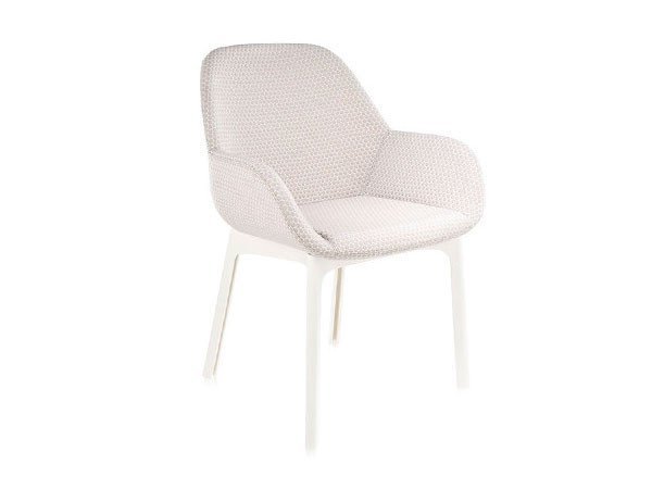 【カルテル/Kartell / GOODS】のCLAP MELANGE / クラップメランジ インテリア・キッズ・メンズ・レディースファッション・服の通販 founy(ファニー) 　送料無料　Free Shipping　ファブリック　Fabric, Textile　フレーム　Frame, Outline　ホーム・キャンプ・アウトドア・お取り寄せ　Home Living / Home & Lifestyle / Camping Gear / Outdoor Camping　家具・インテリア　Home Furniture & Interior. Stylish & Functional Living Spaces　チェア・椅子　Seating & Chairs　ダイニングチェア・木製チェア　Dining Chairs　ベージュ × ホワイト脚|ID: prp329100000006003 ipo3291000000033112043