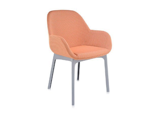 【カルテル/Kartell / GOODS】のCLAP MELANGE / クラップメランジ インテリア・キッズ・メンズ・レディースファッション・服の通販 founy(ファニー) 　送料無料　Free Shipping　ファブリック　Fabric, Textile　フレーム　Frame, Outline　ホーム・キャンプ・アウトドア・お取り寄せ　Home Living / Home & Lifestyle / Camping Gear / Outdoor Camping　家具・インテリア　Home Furniture & Interior. Stylish & Functional Living Spaces　チェア・椅子　Seating & Chairs　ダイニングチェア・木製チェア　Dining Chairs　オレンジ × グレイ脚|ID: prp329100000006003 ipo3291000000033112047