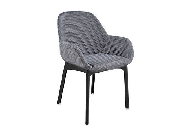 【カルテル/Kartell / GOODS】のCLAP MELANGE / クラップメランジ インテリア・キッズ・メンズ・レディースファッション・服の通販 founy(ファニー) 　送料無料　Free Shipping　ファブリック　Fabric, Textile　フレーム　Frame, Outline　ホーム・キャンプ・アウトドア・お取り寄せ　Home Living / Home & Lifestyle / Camping Gear / Outdoor Camping　家具・インテリア　Home Furniture & Interior. Stylish & Functional Living Spaces　チェア・椅子　Seating & Chairs　ダイニングチェア・木製チェア　Dining Chairs　グラファイト × ブラック脚|ID: prp329100000006003 ipo3291000000033112048