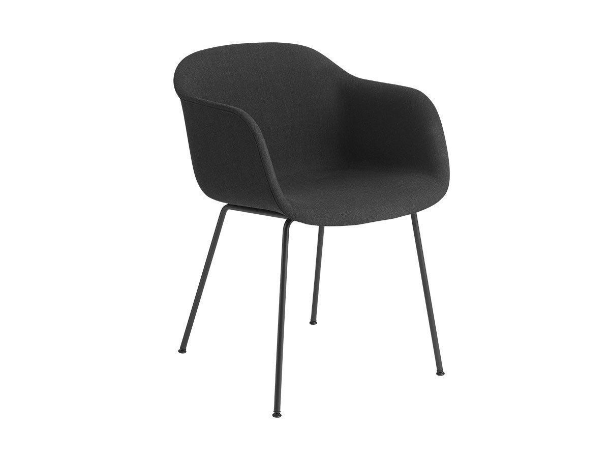 【ムート/MUUTO / GOODS】のFIBER ARMCHAIR TUBE BASE / ファイバーアームチェア チューブベース インテリア・キッズ・メンズ・レディースファッション・服の通販 founy(ファニー) 　ウッド　Wooden Design　チューブ　Tube, Tube Top　ファブリック　Fabric, Textile　フェイス　Face, Facial Design　ホーム・キャンプ・アウトドア・お取り寄せ　Home Living / Home & Lifestyle / Camping Gear / Outdoor Camping　家具・インテリア　Home Furniture & Interior. Stylish & Functional Living Spaces　チェア・椅子　Seating & Chairs　ダイニングチェア・木製チェア　Dining Chairs　ホーム・キャンプ・アウトドア・お取り寄せ　Home Living / Home & Lifestyle / Camping Gear / Outdoor Camping　家具・インテリア　Home Furniture & Interior. Stylish & Functional Living Spaces　チェア・椅子　Seating & Chairs　アームチェア・アクセントチェア　Armchairs & Accent Chairs　カラー(座面ファブリック):Remix 183 / ブラック|ID: prp329100000006011 ipo3291000000036837912