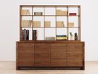 【広松木工/Hiromatsu Furniture / GOODS】のAMICO / アミーコ シェルフ オン ボード + チェスト & ドア ウッド:ウォールナット、上台 / サイズ:シェルフ オン ボード 155、下台 / サイズ:チェスト|ID: prp329100000006013 ipo3291000000030192010