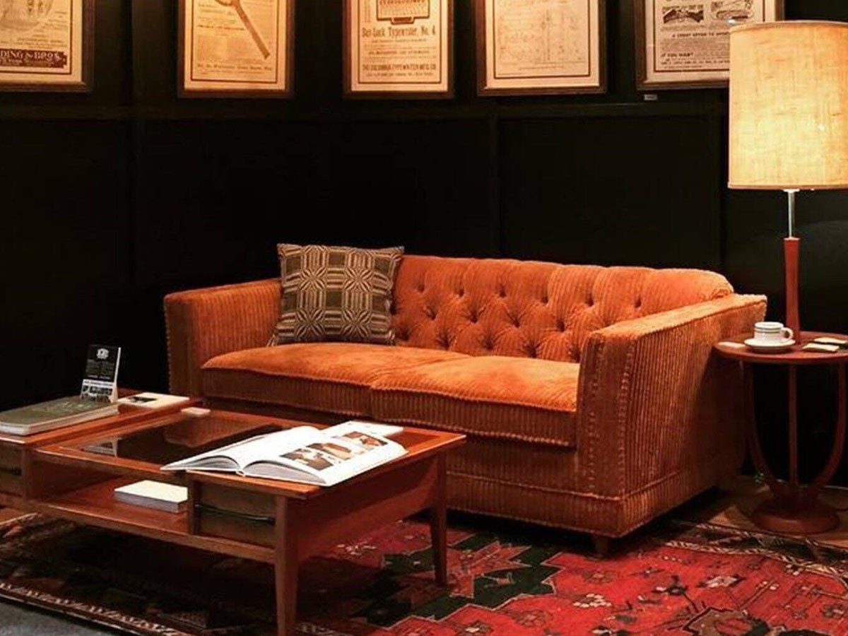 【アクメファニチャー /ACME Furniture / GOODS】のLAKEWOOD SOFA / レイクウッド ソファ インテリア・キッズ・メンズ・レディースファッション・服の通販 founy(ファニー) 　カリフォルニア　California, Cali Style　コーデュロイ　Corduroy, Cord Fabric　ファブリック　Fabric, Textile　ヴィンテージ　Vintage Style　ホーム・キャンプ・アウトドア・お取り寄せ　Home Living / Home & Lifestyle / Camping Gear / Outdoor Camping　家具・インテリア　Home Furniture & Interior. Stylish & Functional Living Spaces　ソファー　Couches & Sofas　サイズ:2人掛け、張地:マスタード|ID: prp329100000006015 ipo3291000000036855310