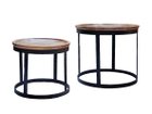 【ライフファニチャー/LIFE FURNITURE / GOODS】のCY IRON COFFEE TABLE / CY アイアン コーヒーテーブル S / Lセット 本商品はSサイズとLサイズのセット販売です。|ID: prp329100000006028 ipo3291000000037275489