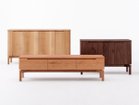 【ベンカ/BENCA / GOODS】のMIMOSA Living board W1125 / ミモザ リビングボード W1125 樹種参考イメージ:(左から)オーク、ブラックチェリー、ウォールナット|ID: prp329100000006114 ipo3291000000030191135