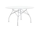 【カルテル/Kartell / GOODS】のGLOSSY / グロッシー ラウンド 塗装トップ 130 天板ホワイト、脚部クローム|ID: prp329100000006144 ipo3291000000030245034