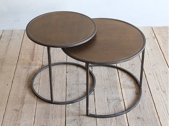 【ノットアンティークス/knot antiques / CRASH GATE / GOODS】のELMA SIDE TABLE / エルマ サイドテーブル インテリア・キッズ・メンズ・レディースファッション・服の通販 founy(ファニー) 　テーブル　Table　ラウンド　Round　ホーム・キャンプ・アウトドア・お取り寄せ　Home,Garden,Outdoor,Camping Gear　家具・インテリア　Furniture　テーブル　Table　サイドテーブル・小テーブル　Side Table/Small Table　サイズ違いを組み合わせてネストテーブルとしてもお使いいただけます。|ID: prp329100000006149 ipo3291000000030251481