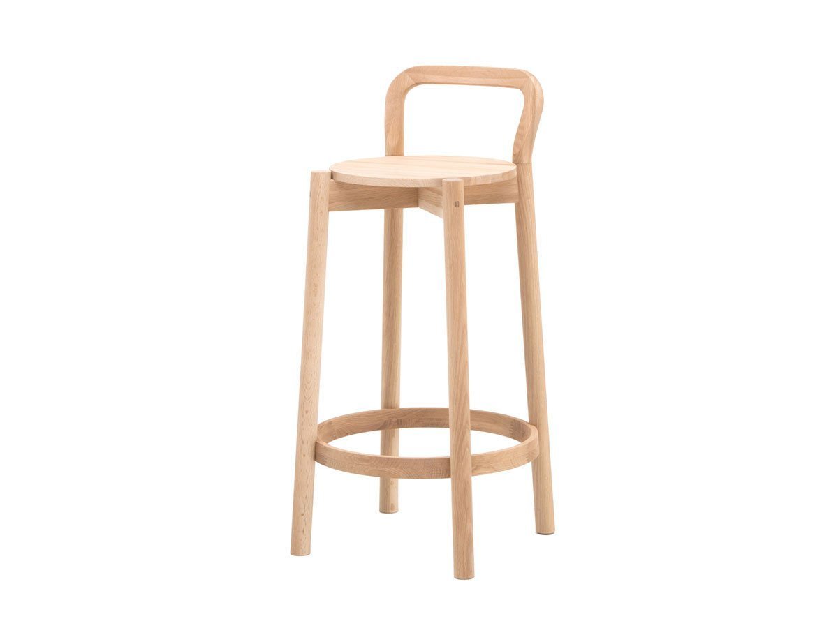 【カリモクニュースタンダード/KARIMOKU NEW STANDARD / GOODS】のCASTOR BARSTOOL with BACKREST / キャストール バースツール ロー ウィズバックレスト インテリア・キッズ・メンズ・レディースファッション・服の通販 founy(ファニー) 　送料無料　Free Shipping　コンパクト　Compact　シンプル　Simple　ホーム・キャンプ・アウトドア・お取り寄せ　Home,Garden,Outdoor,Camping Gear　家具・インテリア　Furniture　チェア・椅子　Chair　スツール　Stool　ホーム・キャンプ・アウトドア・お取り寄せ　Home,Garden,Outdoor,Camping Gear　家具・インテリア　Furniture　チェア・椅子　Chair　カウンターチェア・ハイスツール　Counter Chair/High Stool　ピュアオーク|ID: prp329100000006187 ipo3291000000007929123