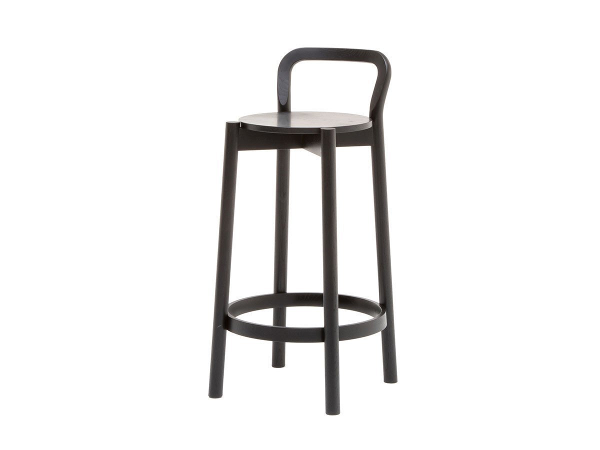 【カリモクニュースタンダード/KARIMOKU NEW STANDARD / GOODS】のCASTOR BARSTOOL with BACKREST / キャストール バースツール ロー ウィズバックレスト インテリア・キッズ・メンズ・レディースファッション・服の通販 founy(ファニー) 　送料無料　Free Shipping　コンパクト　Compact, Small Size　シンプル　Simple, Minimal　ホーム・キャンプ・アウトドア・お取り寄せ　Home Living / Home & Lifestyle / Camping Gear / Outdoor Camping　家具・インテリア　Home Furniture & Interior. Stylish & Functional Living Spaces　チェア・椅子　Seating & Chairs　スツール・バースツール　Stools & Bar Stools　ホーム・キャンプ・アウトドア・お取り寄せ　Home Living / Home & Lifestyle / Camping Gear / Outdoor Camping　家具・インテリア　Home Furniture & Interior. Stylish & Functional Living Spaces　チェア・椅子　Seating & Chairs　カウンターチェア・ハイチェア　Bar Stools / High Stools　ブラック|ID: prp329100000006187 ipo3291000000034746018